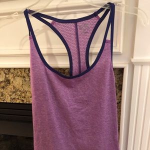Purple workout top